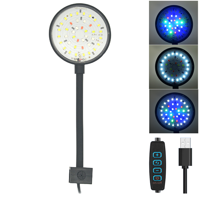 Marine Aquarium Mini - Lampu LED akuarium USB dekorasi tanaman