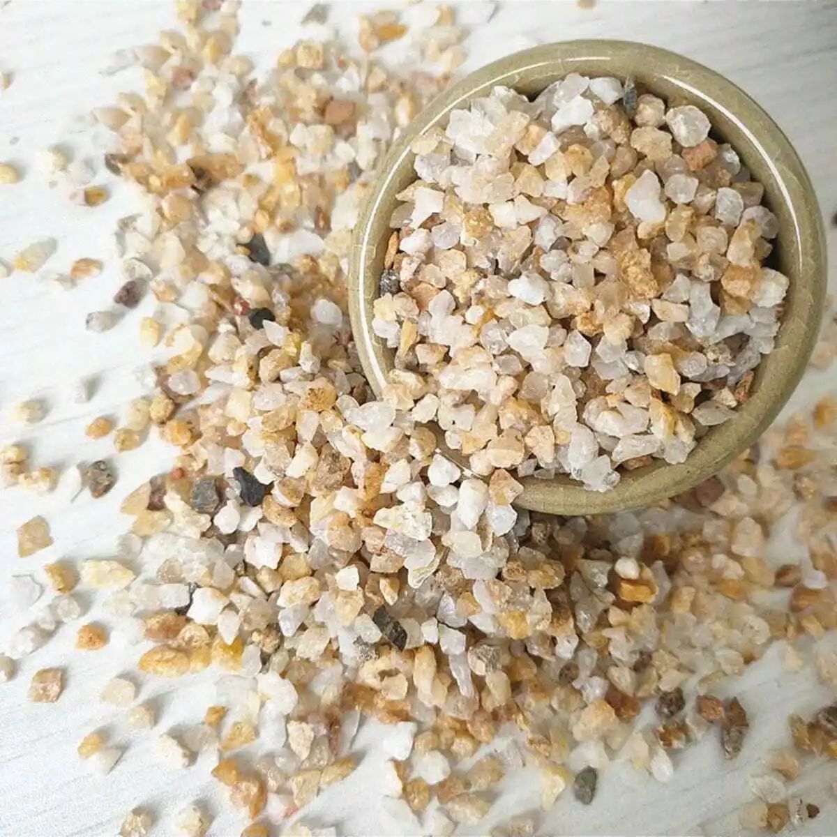 Aquarium Marine Sand - 1 buah-250g batu kerikil kristal alami