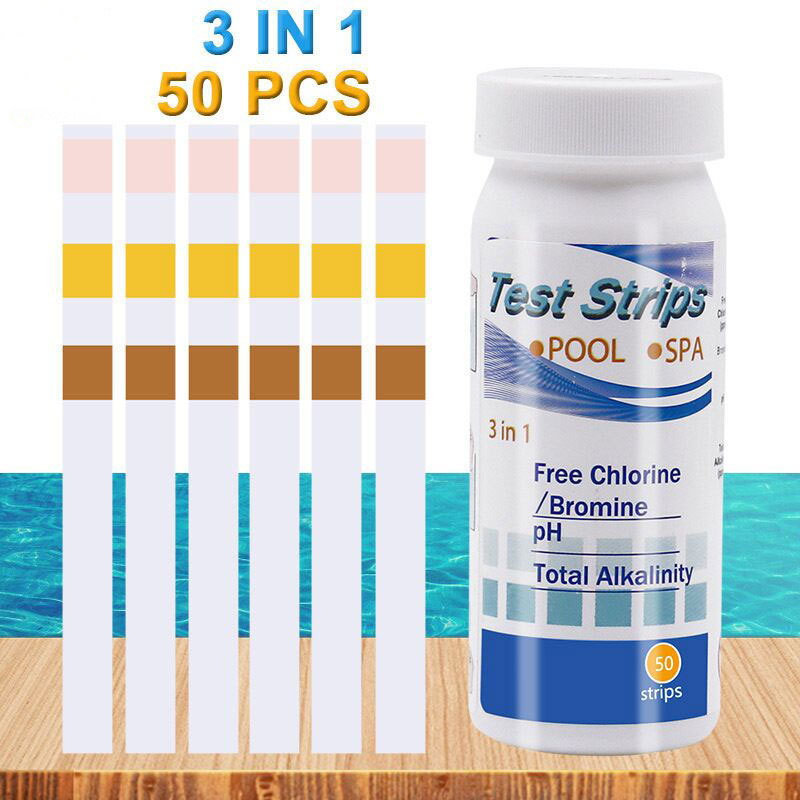 Marine Aquarium Bacteria - Strip Tes PH Klorin SPA Kolam