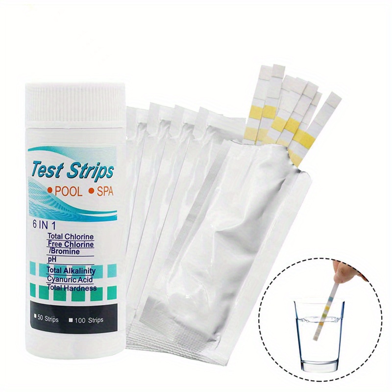 Marine Aquarium Bacteria - Strip Uji Air Kolam Renang &