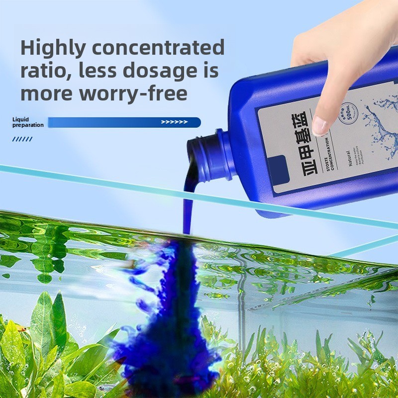 Marine Aquarium Bacteria - 200ml/500ml Konsentrat Biru Metilen untuk Disinfeksi
