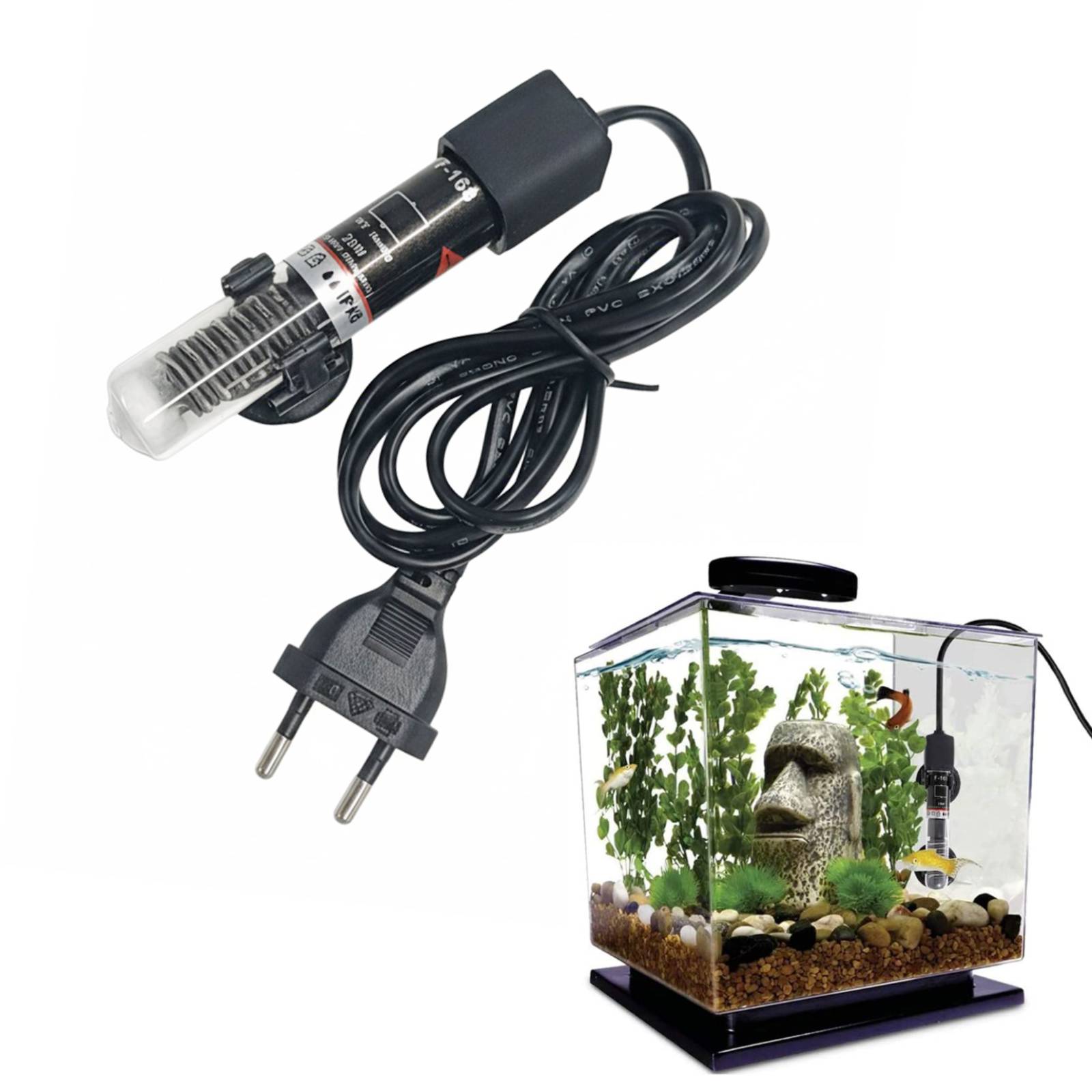Marine Aquarium Mini - Pemanas Akuarium Mini, bawah air tangki