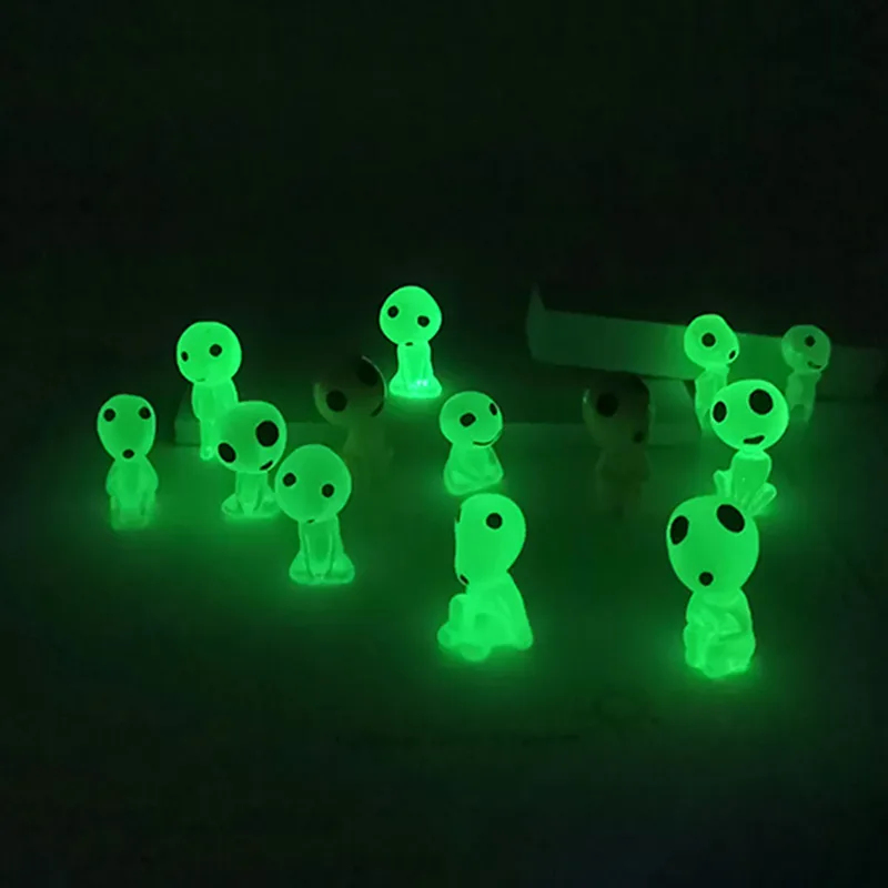 Marine Aquarium Mini - Figur Mini Elf Bercahaya Dekorasi Akuarium
