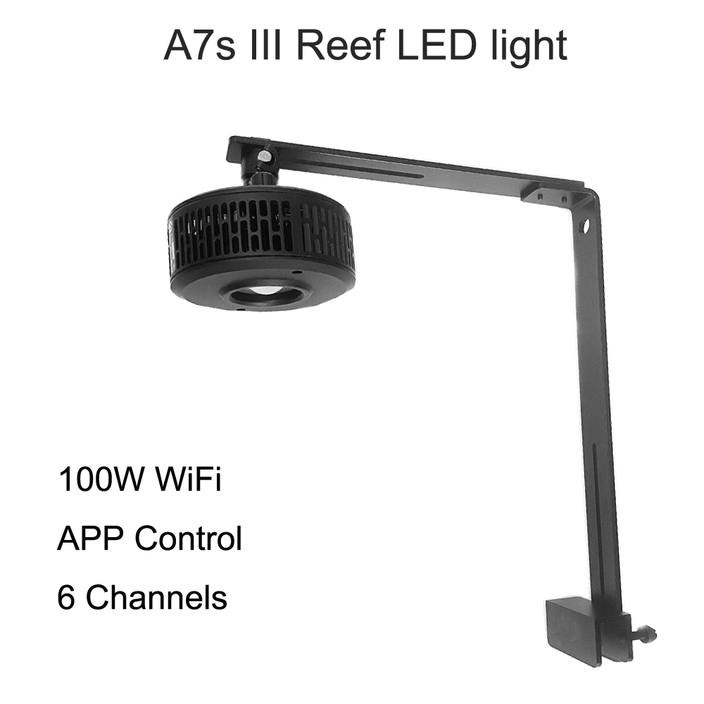 Marine Aquarium App - A7s III lampu LED karang akuarium