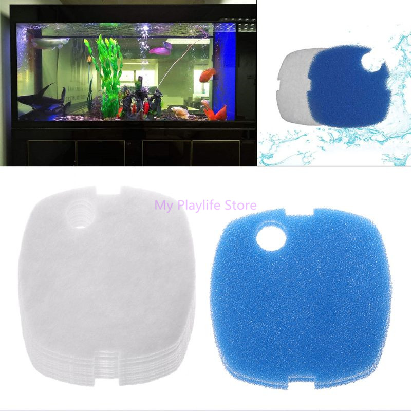 Marine Aquarium Chiller - 10 buah spons bantalan penyaring akuarium