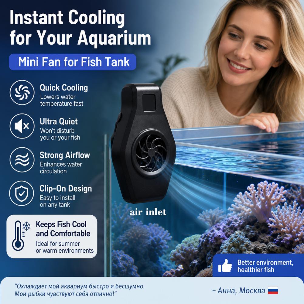Kipas Pendingin Akuarium Pendi - Marine Aquarium Mini ulasan dan harga