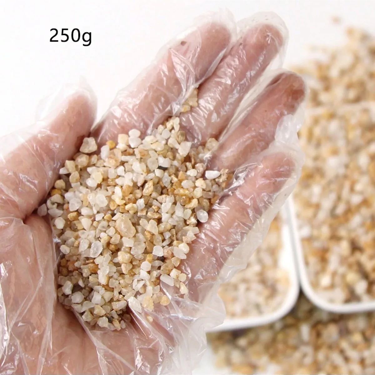 1 buah-250g batu kerikil krist - Aquarium Marine Sand ulasan dan harga