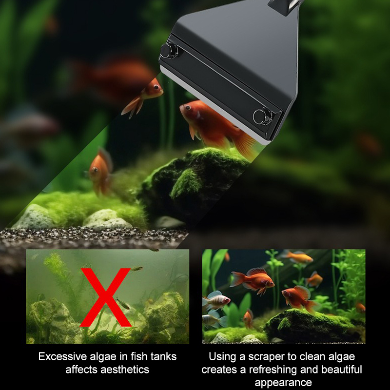 Penghilang ganggang akuarium,  - Marine Aquarium Glass Cleaner ulasan dan harga