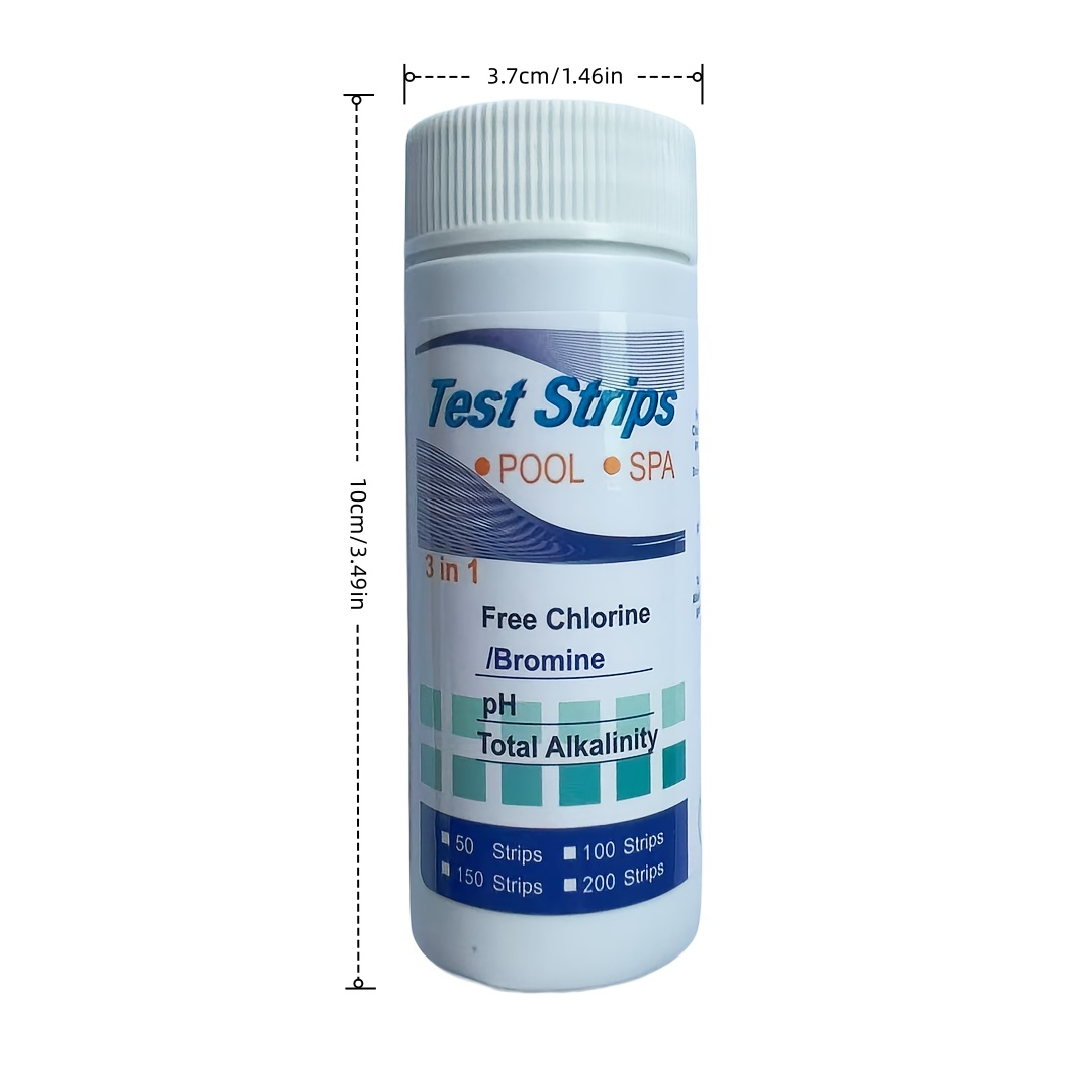 Strip Tes PH Klorin SPA Kolam  - Marine Aquarium Bacteria ulasan dan harga