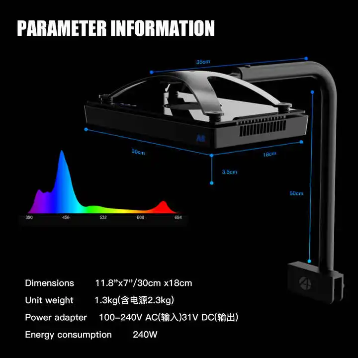 Lampu LED Akuarium Profesional - Marine Aquarium App ulasan dan harga