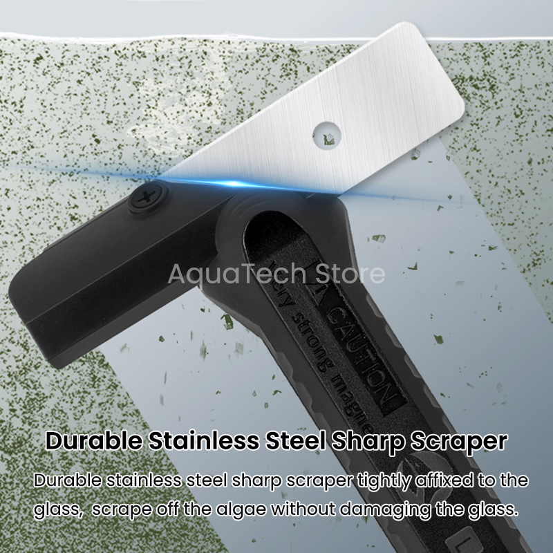 Akuarium magnetik tangki ikan  - Marine Aquarium Glass Cleaner ulasan dan harga