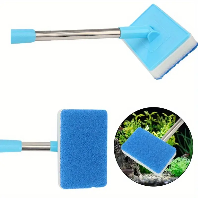Gagang Teleskopik 55-95cm 180  - Marine Aquarium Glass Cleaner ulasan dan harga