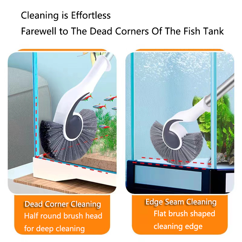 58/93/123cm sikat pembersih ta - Marine Aquarium Glass Cleaner ulasan dan harga