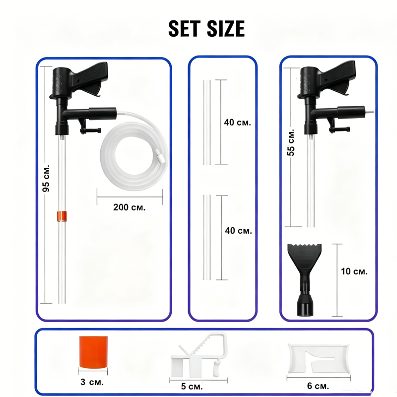 Pompa Pengganti Air Akuarium A - Aquarium Marine Sand ulasan dan harga