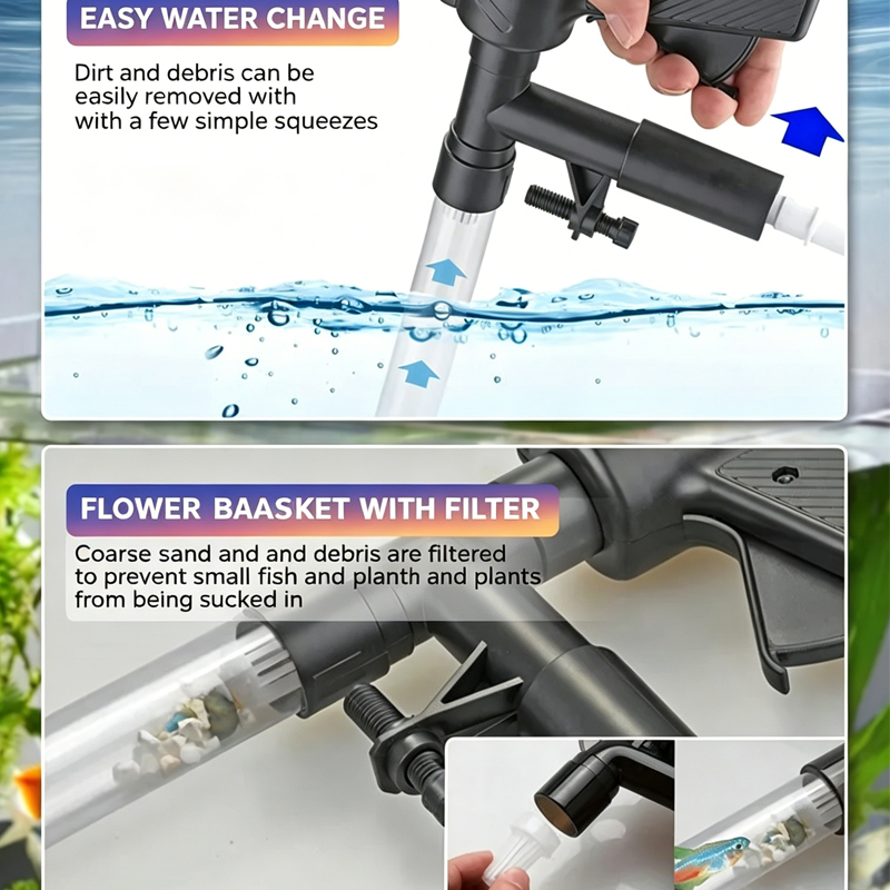 Pompa Pengganti Air Akuarium A - Aquarium Marine Sand ulasan dan harga