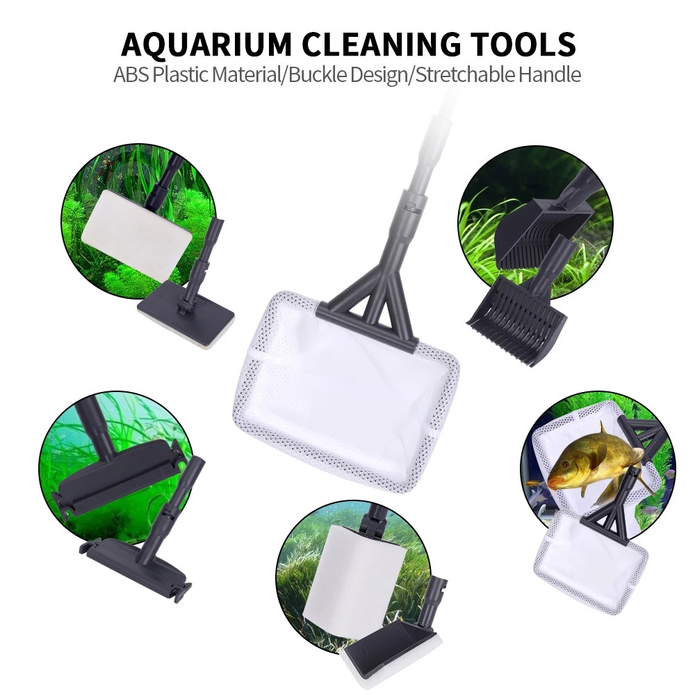 6 in 1 Peralatan Pembersih Aku - Marine Aquarium Glass Cleaner ulasan dan harga