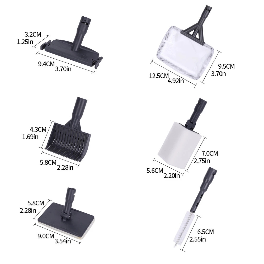 6 in 1 Peralatan Pembersih Aku - Marine Aquarium Glass Cleaner ulasan dan harga