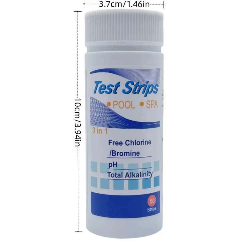 Strip Tes PH Klorin SPA Kolam  - Marine Aquarium Bacteria ulasan dan harga